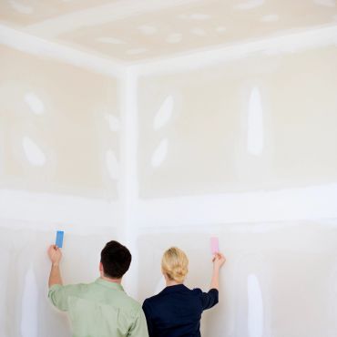 People doing home renovation