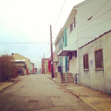 Urban residential street